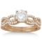 Infinity Twisted Diamond Matching Bridal Set in 18K Rose Gold (1.04ct)