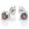 1/2 CARAT MYSTIC GEMSTONE 925 STERLING SILVER EARRINGS