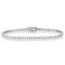 Eternity Diamond Tennis Bracelet 14k White Gold (3.51ct)