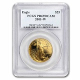 2001-W 1/2 oz Proof Gold American Eagle PR-69 PCGS