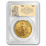 1920 $20 Saint-Gaudens Double Eagle BU PCGS (Prospector Label)