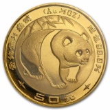 1983 China 1/2 oz Gold Panda BU (Sealed)