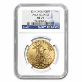 2015 1 oz Gold American Eagle MS-70 NGC (Early Releases)