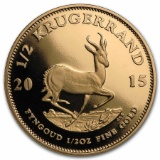 2015 South Africa 1/2 oz Proof Gold Krugerrand