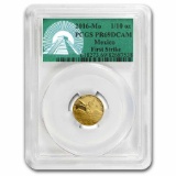 2016 Mexico 1/10 oz Gold Libertad PR-69 PCGS (FS, Green Label)