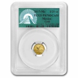 2017 Mexico 1/20 oz Proof Gold Libertad PR-70 PCGS