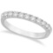 Diamond Stackable Ring Anniversary Band in 14k White Gold (0.25ct)