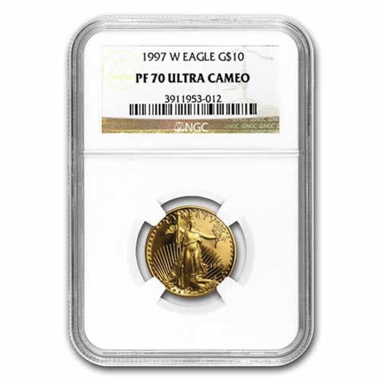 1997-W 1/4 oz Proof Gold American Eagle PF-70 NGC