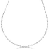Diamonds by The Yard Eternity Necklace in 14k White Gold (5.25ct)