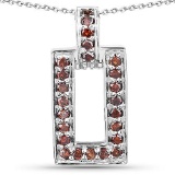 0.36 Carat Genuine Red Diamond .925 Sterling Silver Pendant