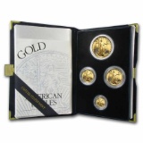 1994-W 4-Coin Proof Gold American Eagle Set (w/Box & COA)