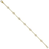 Diamonds by The Yard Bezel-Set Bracelet 14K Yellow Gold (1.00ct)