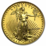 1990 1/4 oz Gold American Eagle BU (MCMXC)