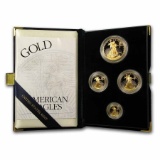 2003-W 4-Coin Proof Gold American Eagle Set (w/Box & COA)