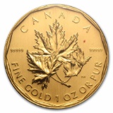 2007 Canada 1 oz Gold Maple Leaf .99999 BU (No Assay)