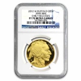 2012-W 1 oz Proof Gold Buffalo PF-70 NGC (ER)