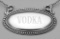 Vodka Liquor Decanter Label / Tag - Oval beaded Border Made in USA