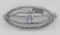 Antique Victorian Style Amethyst Pin / Brooch in fine Sterling Silver