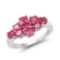 1.98 Carat Glass Filled Ruby .925 Sterling Silver Ring