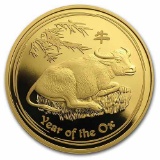 2009 Australia 1 oz Gold Lunar Ox Proof (Series II)