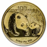 2011 China 1/4 oz Gold Panda BU (Sealed)
