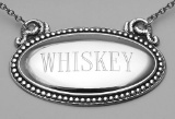 Whiskey Liquor Decanter Label / Tag - Oval beaded Border - Made in USA