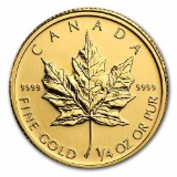 2010 Canada 1/4 oz Gold Maple Leaf BU