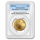 2008-W 1/2 oz Burnished Gold American Eagle MS/SP-69 PCGS