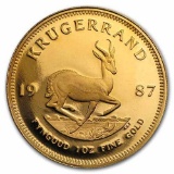 1987 South Africa 1 oz Proof Gold Krugerrand
