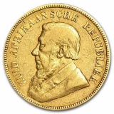 1892-1900 South Africa Gold 1 Pond Avg Cir (Random)