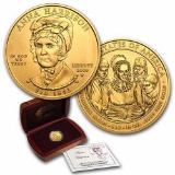 2009-W 1/2 oz Gold Anna Harrison BU (w/Box & COA)