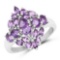 1.96 Carat Genuine Amethyst .925 Sterling Silver Ring