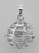 Sterling Silver Filigree Globe Locket - Aromatherapy Locket