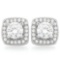 1 2/3 CARAT (50 PCS) FLAWLESS CREATED DIAMOND 925 STERLING SILVER EARRINGS