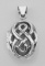 Classic Celtic Knot Design Sterling Silver Oval Filigree Locket