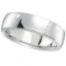 Men's Wedding Ring Low Dome Comfort-Fit in Palladium (6 mm)