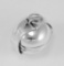 Very Nice Sterling Silver 6 Photo Ball Locket Pendant