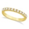 Diamond Stackable Ring Anniversary Band 14k Yellow Gold (0.25ct)