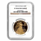 1994-W 1 oz Proof Gold American Eagle PF-70 NGC