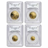 2008-W 4-Coin Proof Gold American Eagle Set PR-70 PCGS