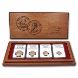 2009 South Africa 4-Coin Gold Krugerrand Proof Set PF-69 NGC