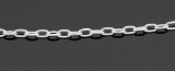 Light Oval Cable Chain Necklace - 16 inch - Sterling Silver