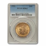 1912 $10 Indian Gold Eagle MS-63 PCGS