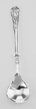 ss66213 - Twig Style Sterling Silver Salt Spoon