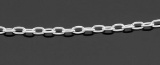 Light Oval Cable Chain Necklace - 18 inch - Sterling Silver