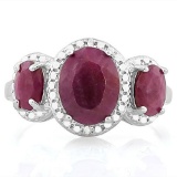 RUBY 925 STERLING SILVER RING