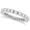 Diamond Eternity Ring Wedding Band 14k White Gold (1.07ctw)