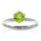 CERTIFIED 14K 2.00 CTW PERIDOT SOLITAIRE RING
