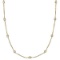 Diamonds by The Yard Bezel-Set Necklace in 14k Yellow Gold (0.75 ctw)