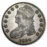 1830 Capped Bust Half Dollar AU